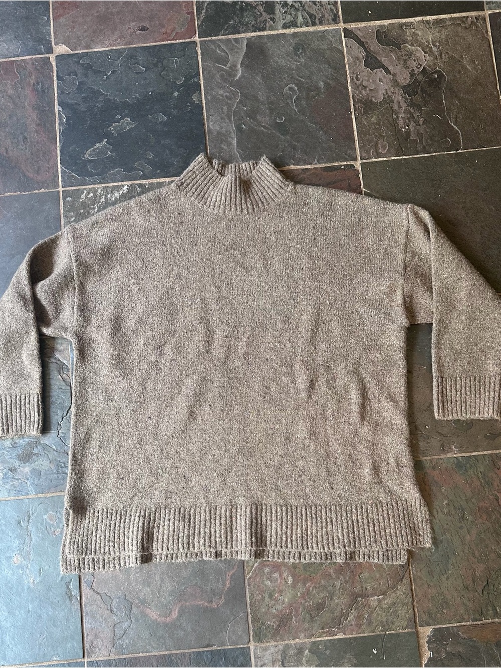 Well Worn Beige Sweater- xxl